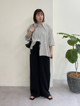 「Omekashi（オメカシ）のアイテム」を使った、yukaさん（レディース・159cm）の春コーディネート