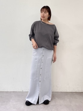 「Omekashi（オメカシ）のアイテム」を使った、yukaさん（レディース・159cm）の春コーディネート