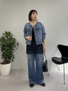 yukaさん（レディース・159cm）の春コーディネート