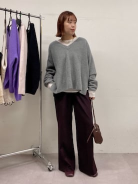 「アイテム（パンプス）」を使った、yuka083さん（レディース・159cm・20代）の秋コーディネート