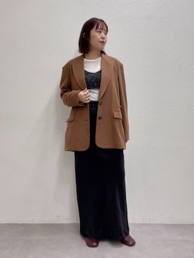 「アイテム（パンプス）」を使った、yuka083さん（レディース・159cm・20代）の秋コーディネート