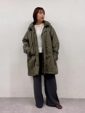 「アイテム（その他アウター）」を使った、yuka083さん（レディース・159cm）の秋コーディネート