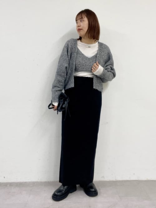 NUDEDシアーリブフライスプルオーバー