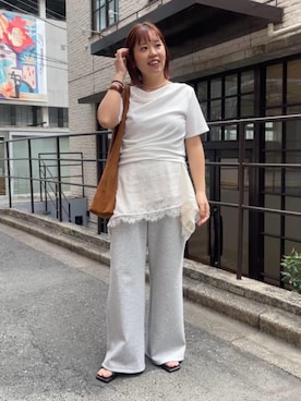 「Omekashi（オメカシ）のアイテム」を使った、yukaさん（レディース・159cm）の春コーディネート