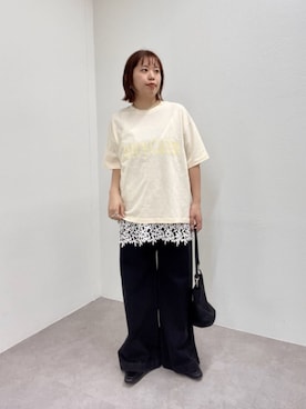 「Omekashi（オメカシ）のアイテム」を使った、yukaさん（レディース・159cm）の春コーディネート