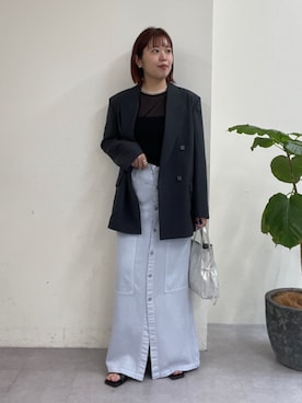 「Omekashi（オメカシ）のアイテム」を使った、yukaさん（レディース・159cm）の春コーディネート