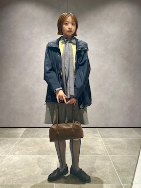 「カシミヤ」｜山口さん（レディース・160cm）の秋コーディネート