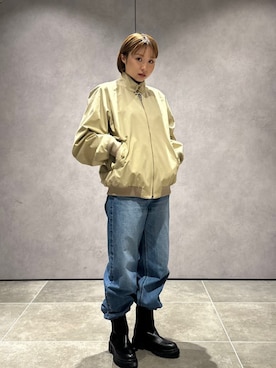 「upperhights（アッパーハイツ）のアイテム」を使った、山口さん（レディース・160cm）の秋コーディネート