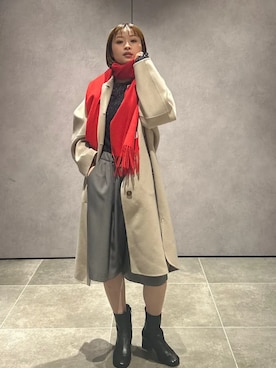 山口さん(レディース・160cm)の冬コーディネート