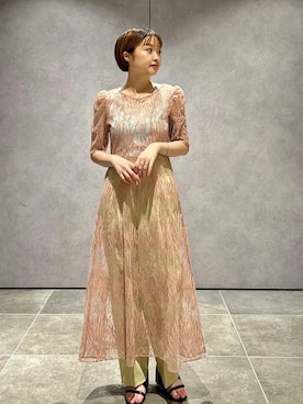 「SHIPS（シップス）のアイテム」を使った、山口さん（レディース・160cm）の夏コーディネート