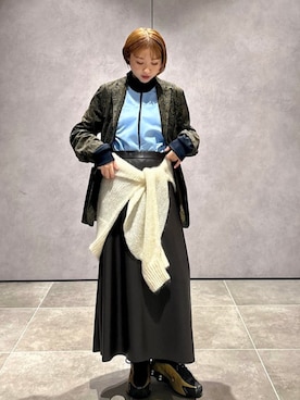 「アイテム（ジャージ）」を使った、山口さん（レディース・160cm）の秋コーディネート