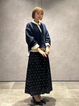 「SHIPS（シップス）のアイテム」を使った、山口さん（レディース・160cm）の秋コーディネート