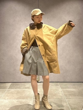 「SHIPS for women」｜山口さん（レディース・160cm）の秋コーディネート