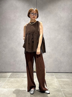 「SHIPS（シップス）のアイテム」を使った、山口さん（レディース・160cm）の夏コーディネート