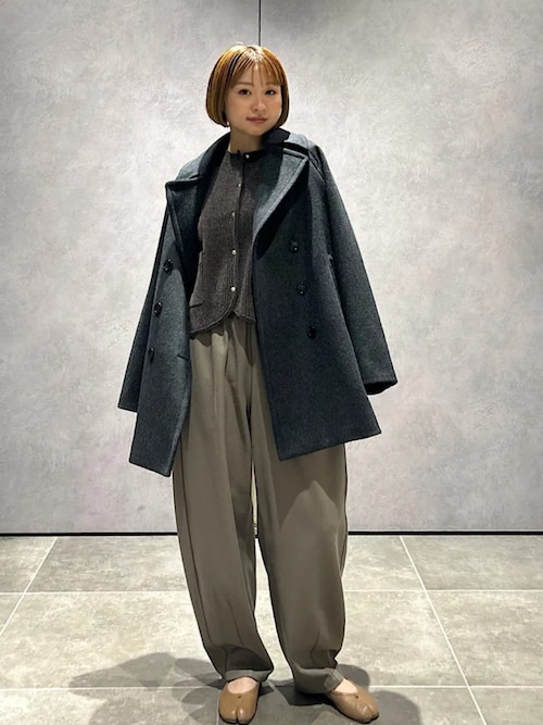 美品　SHIPS Primary NavyLabel　ウール　Pコート　ネイビー 美品 SHIPS Primary NavyLabel ウール Pコート ネイビー SHIPS Primary