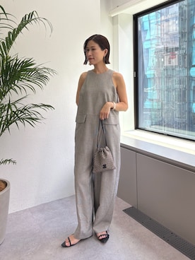 「IACUCCI（イアクッチ）のアイテム」を使った、かりんさん（レディース・153cm）の秋コーディネート
