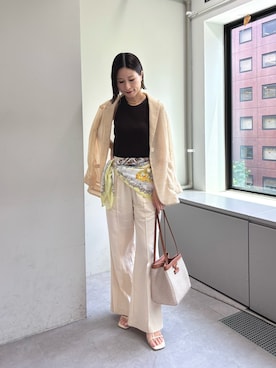「IACUCCI（イアクッチ）のアイテム」を使った、かりんさん（レディース・153cm）の夏コーディネート