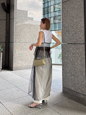 「30代ファッション」｜かりんさん（レディース・153cm）の夏コーディネート