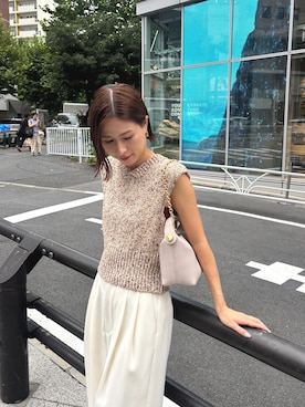 「IACUCCI（イアクッチ）のアイテム」を使った、かりんさん（レディース・153cm）の秋コーディネート