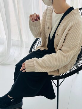 「レギュラー」｜「アイテム（ジャンパースカート）」を使った、so__raさん（レディース・160cm）の冬コーディネート