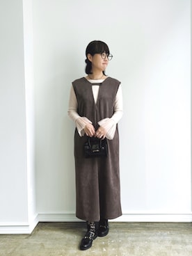 みぃさん（レディース・160cm）の秋コーディネート