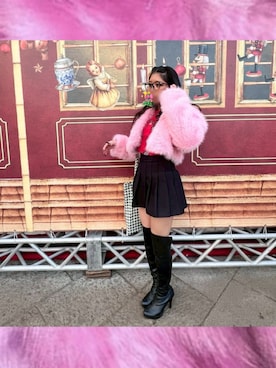 「アイテム（バッグ）」を使った、hiyorisfp14さん（レディース・159cm・10代）の冬コーディネート