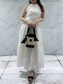 dazzlin リボンハンドルカゴバッグ dazzlin かごバッグ カゴバッグ リボンハンドルカゴバッグ