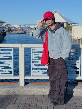 「FILA（フィラ）のアイテム」を使った、es_19さん（メンズ・163cm）の冬コーディネート