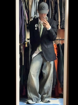 「OLD ORDER（オールドオーダー）のアイテム」を使った、es_19さん（メンズ・163cm）の冬コーディネート