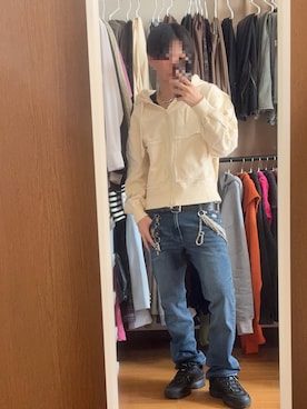 「FILA（フィラ）のアイテム」を使った、es_19さん（メンズ・163cm）の冬コーディネート