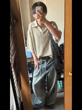 「アイテム（ウォレットチェーン）」を使った、es_19さん（メンズ・163cm）の夏コーディネート