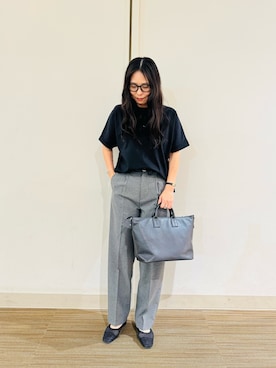 「MARCO BIANCHINI（マルコビアンチーニ）のアイテム」を使った、RIE/yoshidaさん（レディース・164cm）の春コーディネート