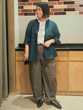 おかゆさん(レディース・156cm)の秋コーディネート