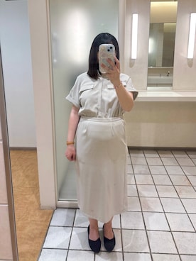 「ROPE' PICNIC（ロペピクニック）のアイテム」を使った、cacoさん（レディース・159cm）の夏コーディネート