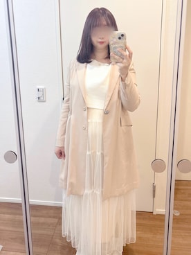 「JILL STUART（ジルスチュアート）のアイテム」を使った、cacoさん（レディース・159cm）の春コーディネート