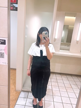 「Honeys（ハニーズ）のアイテム」を使った、cacoさん（レディース・159cm）の夏コーディネート