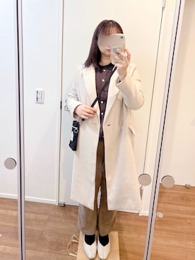 「MARY QUANT（マリークワント）のアイテム」を使った、cacoさん（レディース・159cm）の冬コーディネート