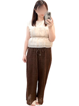 「VIS（ビス）のアイテム」を使った、cocoさん（レディース・159cm）の夏コーディネート