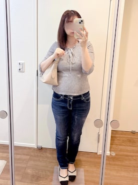 「SHOO・LA・RUE（シューラルー）のアイテム（パンプス）」を使った、cocoさん（レディース・159cm）の春コーディネート
