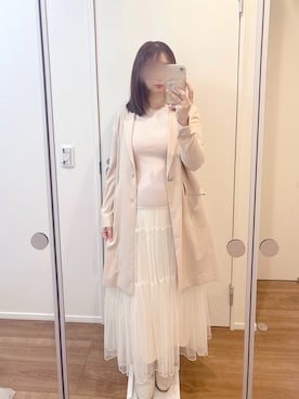 「COCO DEAL（ココディール）のアイテム」を使った、cacoさん（レディース・159cm）の春コーディネート