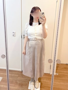 「SNIDEL（スナイデル）のアイテム」を使った、cacoさん（レディース・159cm）の春コーディネート