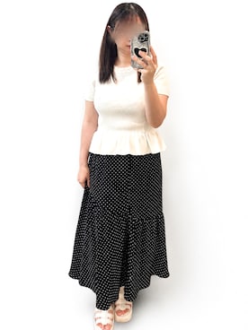 「ABC-MART（エービーシーマート）のアイテム」を使った、cocoさん（レディース・159cm）の夏コーディネート