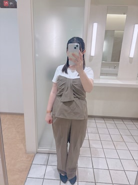 「HusHusH（ハッシュアッシュ）のアイテム」を使った、cacoさん（骨格ウェーブ・レディース・159cm）の夏コーディネート