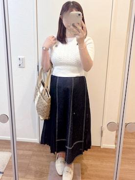 「grove（グローブ）のアイテム」を使った、cocoさん（レディース・159cm）の夏コーディネート