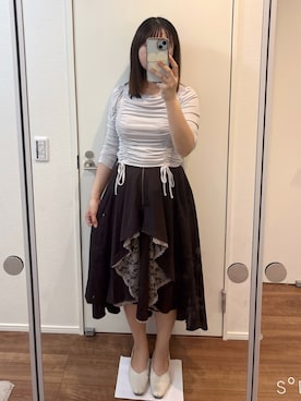 「axes femme（アクシーズファム）のアイテム」を使った、cacoさん（レディース・159cm）の春コーディネート