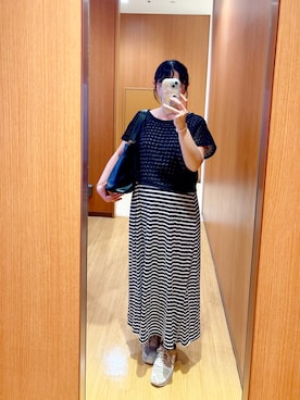 「MARY QUANT（マリークワント）のアイテム」を使った、cacoさん（レディース・159cm）の秋コーディネート