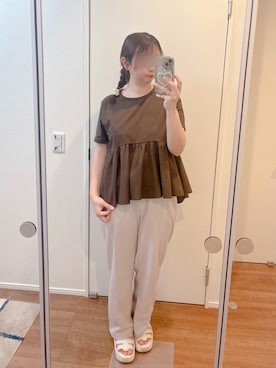 「ABC-MART（エービーシーマート）のアイテム」を使った、cocoさん（レディース・159cm）の夏コーディネート