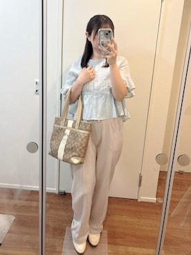 「ABC-MART（エービーシーマート）のアイテム」を使った、cocoさん（レディース・159cm）の夏コーディネート