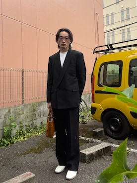Ritsu Kameyamaさんの（JINS | ジンズ）を使ったコーディネート