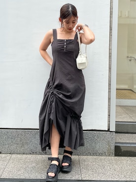 菅 桜さん(レディース・160cm)の夏コーディネート